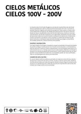 Cielorrasos Metálicos - 100V 200V