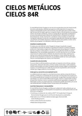 Cielorrasos Metálicos - 84R