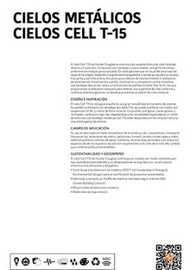 Cielorrasos cell t-15