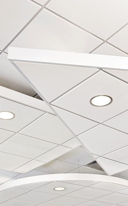 Cielorrasos de fibra mineral