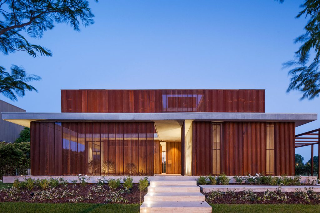 casa con acero corten albanueva 03
